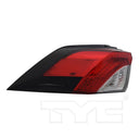 TYC 11-9086-00-9 Tail Light Assembly - Left Outer