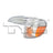 TYC 18-3155-01 Turn Signal / Parking / Side Marker Light - Front Left