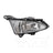 TYC 19-5910-00 Fog Light Assembly - Left