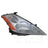 TYC 20-6525-00-9 Headlight Assembly - Right