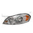 TYC 20-6746-00 Headlight Assembly - Left