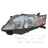 TYC 20-9130-00 Headlight Assembly - Left