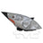 TYC 20-9351-00-9 Headlight Assembly - Right