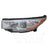 TYC 20-9544-00-9 Headlight Assembly - Left