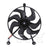 TYC 610230 A/C Condenser Fan Assembly - Right