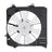 TYC 611280 A/C Condenser Fan Assembly - Right