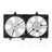 TYC 620010 Dual Radiator and Condenser Fan Assembly