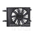 TYC 620350 Dual Radiator and Condenser Fan Assembly