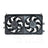 TYC 620380 Dual Radiator and Condenser Fan Assembly