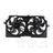 TYC 620410 Dual Radiator and Condenser Fan Assembly