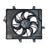 TYC 620440 Dual Radiator and Condenser Fan Assembly