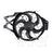 TYC 620460 Dual Radiator and Condenser Fan Assembly