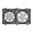 TYC 620690 Dual Radiator and Condenser Fan Assembly