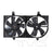 TYC 620730 Dual Radiator and Condenser Fan Assembly
