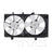 TYC 620830 Dual Radiator and Condenser Fan Assembly