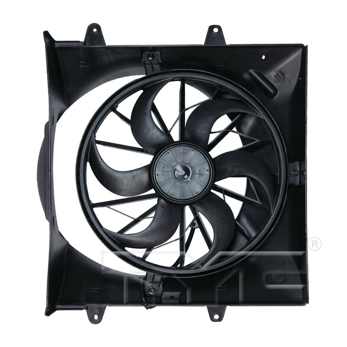TYC 621130 Dual Radiator and Condenser Fan Assembly