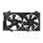 TYC 621180 Dual Radiator and Condenser Fan Assembly