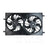 TYC 621570 Dual Radiator and Condenser Fan Assembly