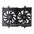 TYC 621880 Dual Radiator and Condenser Fan Assembly