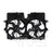 TYC 621920 Dual Radiator and Condenser Fan Assembly