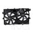 TYC 622040 Dual Radiator and Condenser Fan Assembly