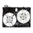 TYC 622080 Dual Radiator and Condenser Fan Assembly