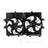 TYC 622180 Dual Radiator and Condenser Fan Assembly