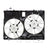 TYC 622190 Dual Radiator and Condenser Fan Assembly