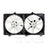 TYC 622200 Dual Radiator and Condenser Fan Assembly
