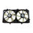 TYC 622420 Dual Radiator and Condenser Fan Assembly