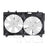 TYC 622510 Dual Radiator and Condenser Fan Assembly