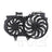 TYC 622540 Dual Radiator and Condenser Fan Assembly