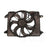 TYC 622550 Dual Radiator and Condenser Fan Assembly