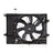 TYC 622580 Dual Radiator and Condenser Fan Assembly