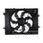 TYC 622630 Dual Radiator and Condenser Fan Assembly