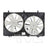 TYC 622680 Dual Radiator and Condenser Fan Assembly