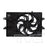 TYC 622720 Dual Radiator and Condenser Fan Assembly