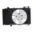 TYC 622740 Dual Radiator and Condenser Fan Assembly