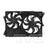 TYC 622780 Dual Radiator and Condenser Fan Assembly