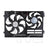 TYC 622820 Dual Radiator and Condenser Fan Assembly