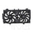 TYC 622970 Dual Radiator and Condenser Fan Assembly