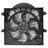 TYC 623360 Dual Radiator and Condenser Fan Assembly