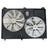 TYC 623380 Dual Radiator and Condenser Fan Assembly