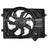 TYC 623410 Dual Radiator and Condenser Fan Assembly