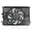 TYC 623530 Dual Radiator and Condenser Fan Assembly