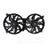 TYC 623630 Dual Radiator and Condenser Fan Assembly