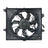TYC 623780 Dual Radiator and Condenser Fan Assembly