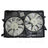TYC 623890 Dual Radiator and Condenser Fan Assembly