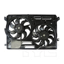 TYC 623930 Dual Radiator and Condenser Fan Assembly