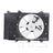 TYC 624030 Dual Radiator and Condenser Fan Assembly